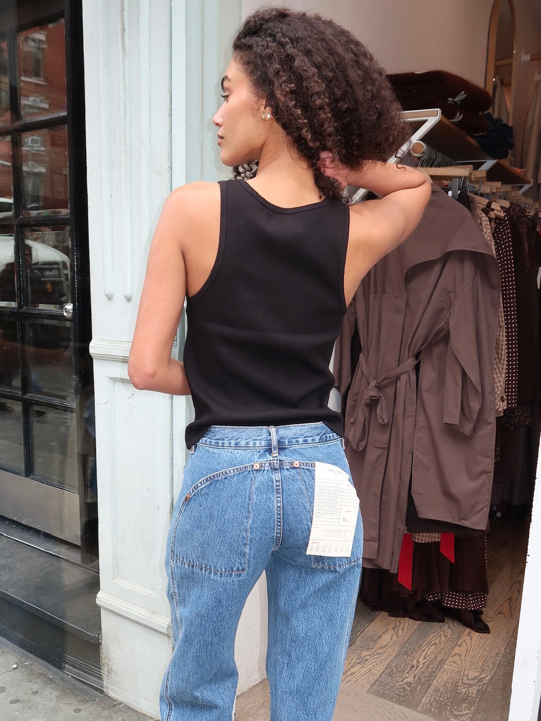 Snap Tank in Black