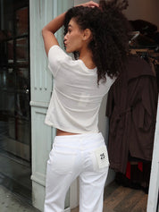 Classic Tee Ray of Sunshine in Vintage White