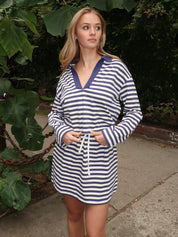 Haisley Jumper in Navy Stripe