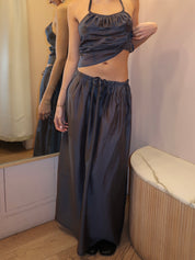 Rhea Skirt in Navy