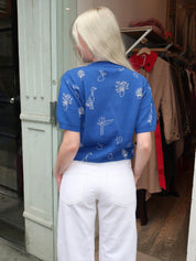 Summer Trip Jacquard Cotton Jumper