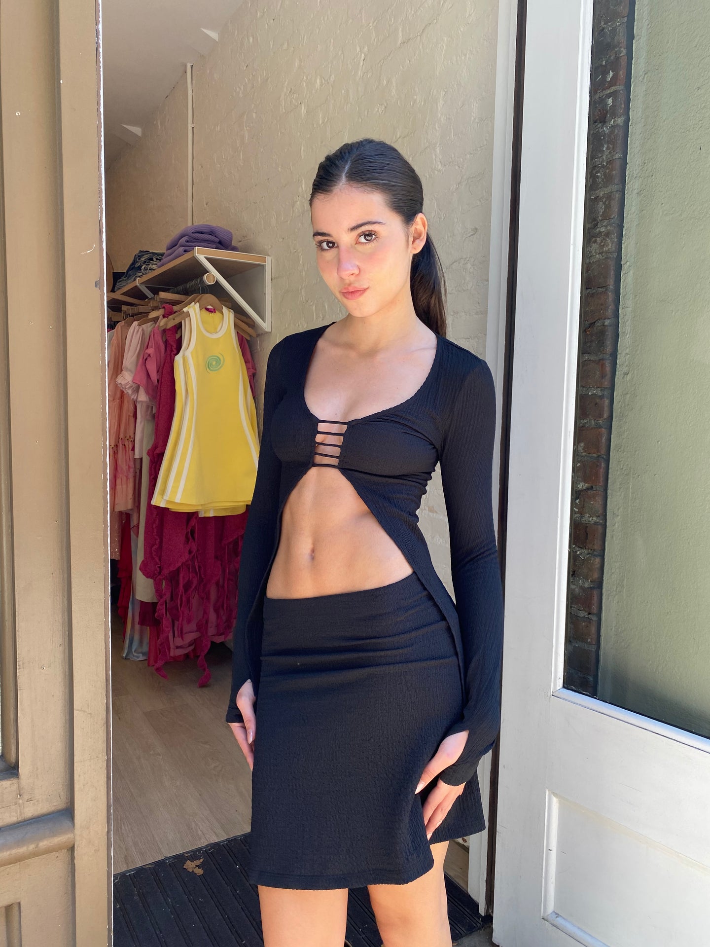 Tally Top in Black