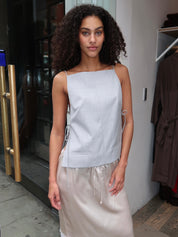Square Side Tie Top in Concrete