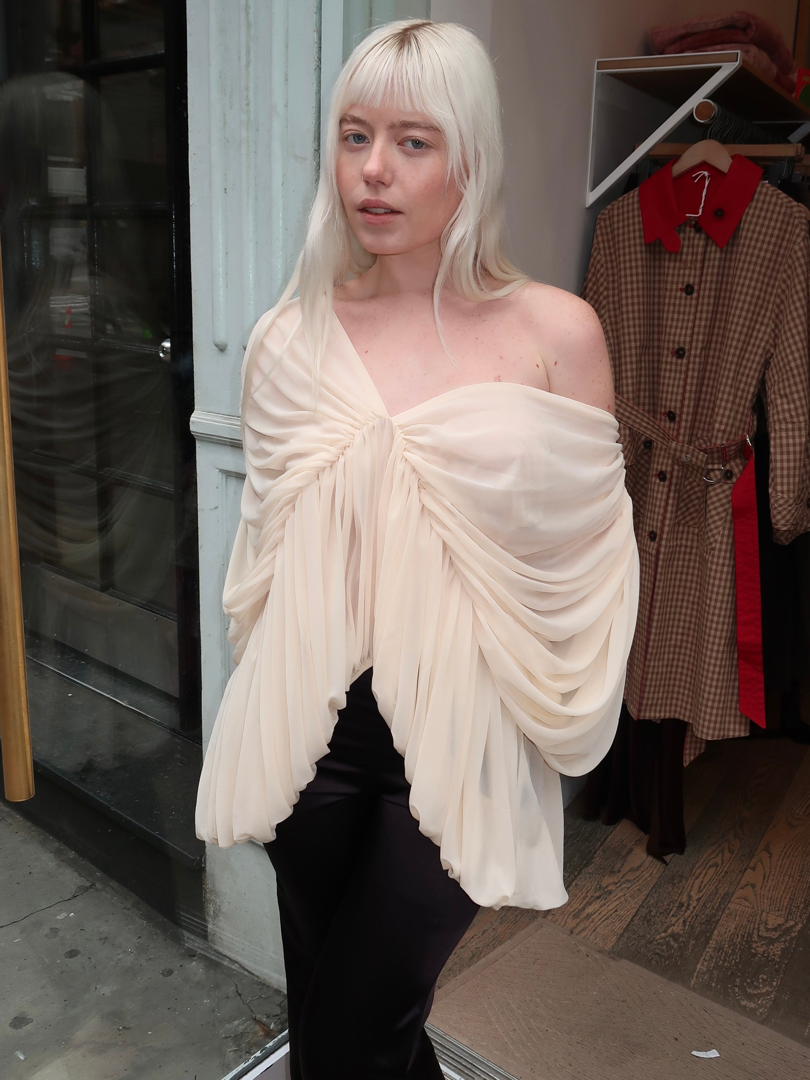 Lenore Top in Ivory
