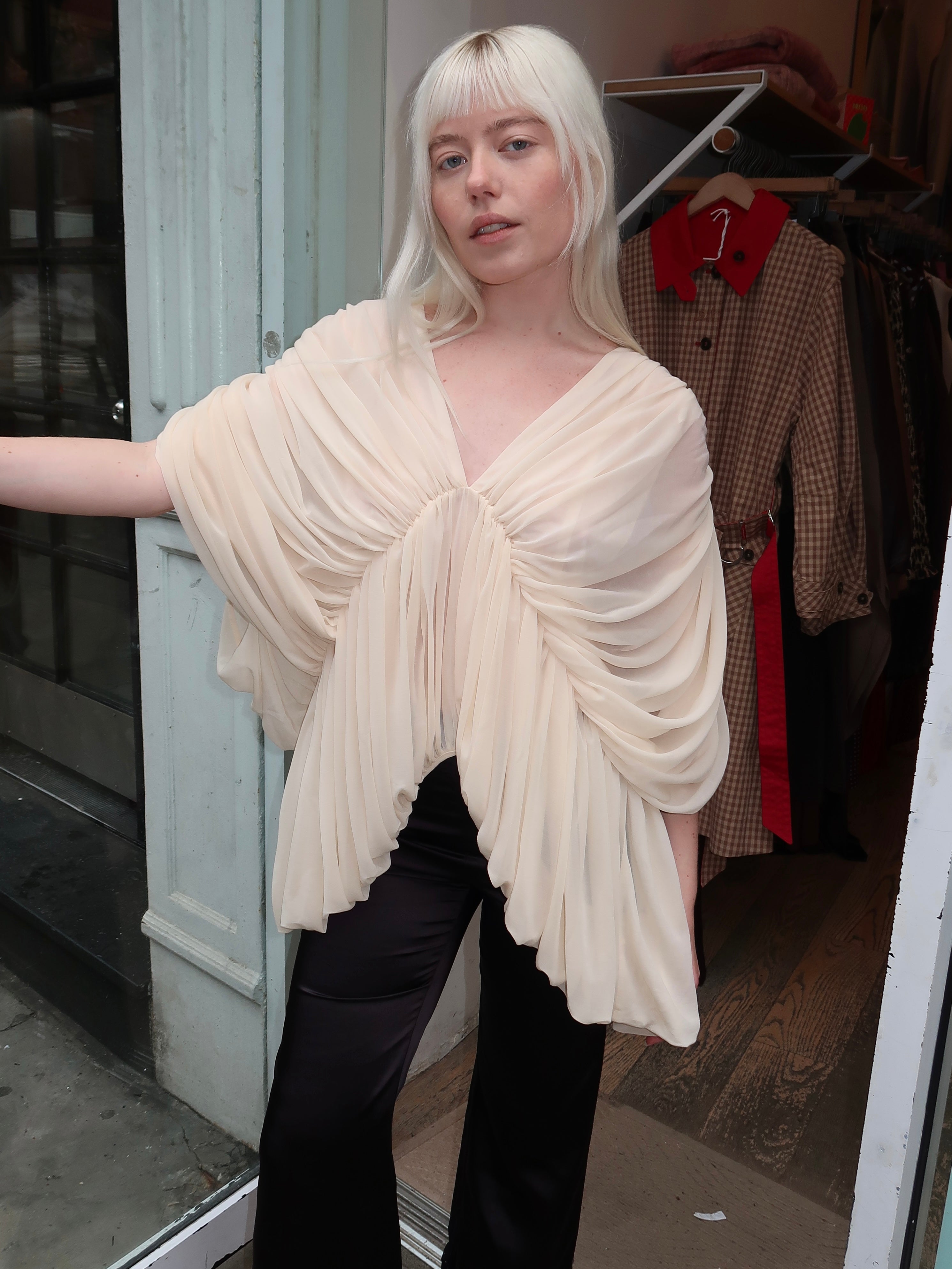 Lenore Top in Ivory