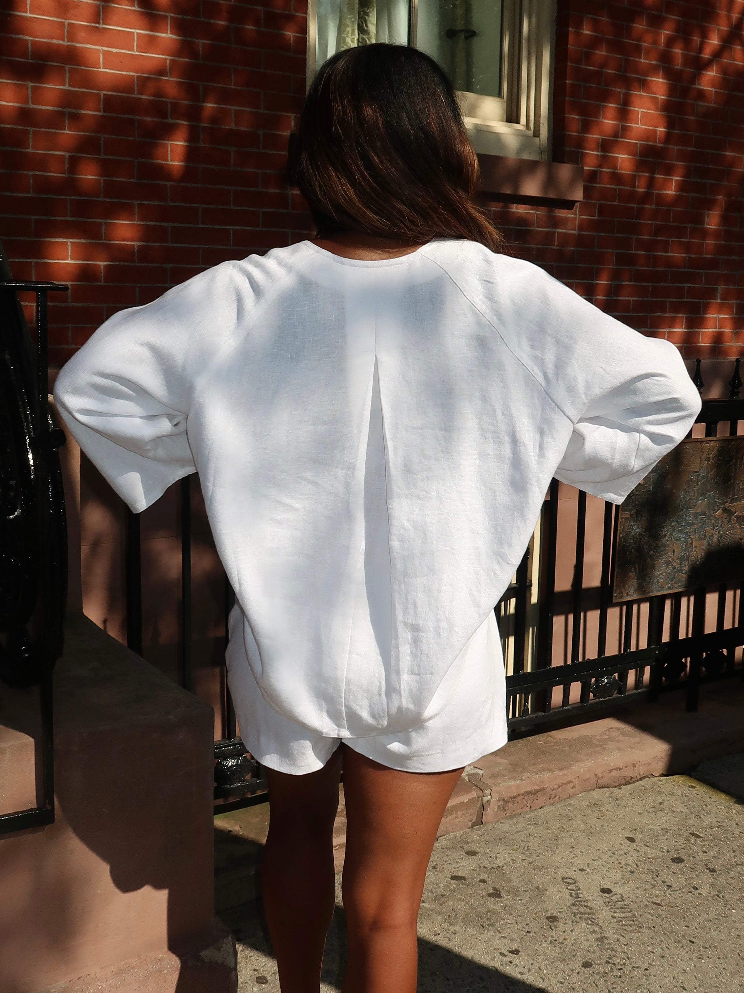 Olivia Blouse in Ivory