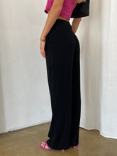 Load image into Gallery viewer, Morgan Linen Trousers in Black
