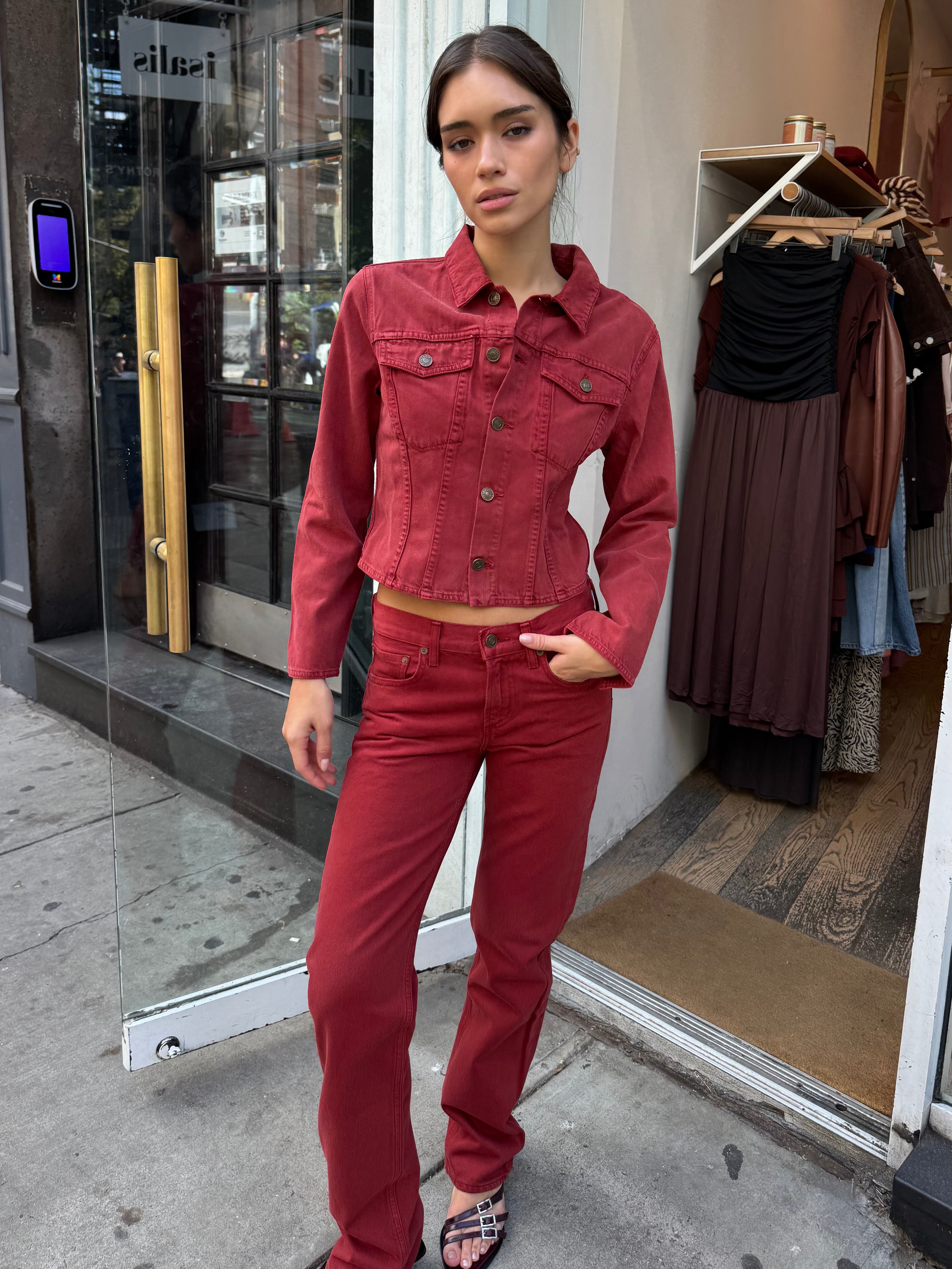 Low Rise Slim in Brick