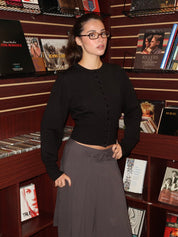 Colleen Knit Cardigan in Black