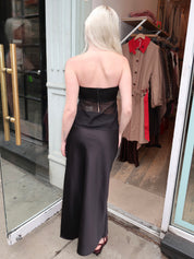 Ricky Midi Skirt in Black