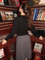 Colleen Knit Cardigan in Black