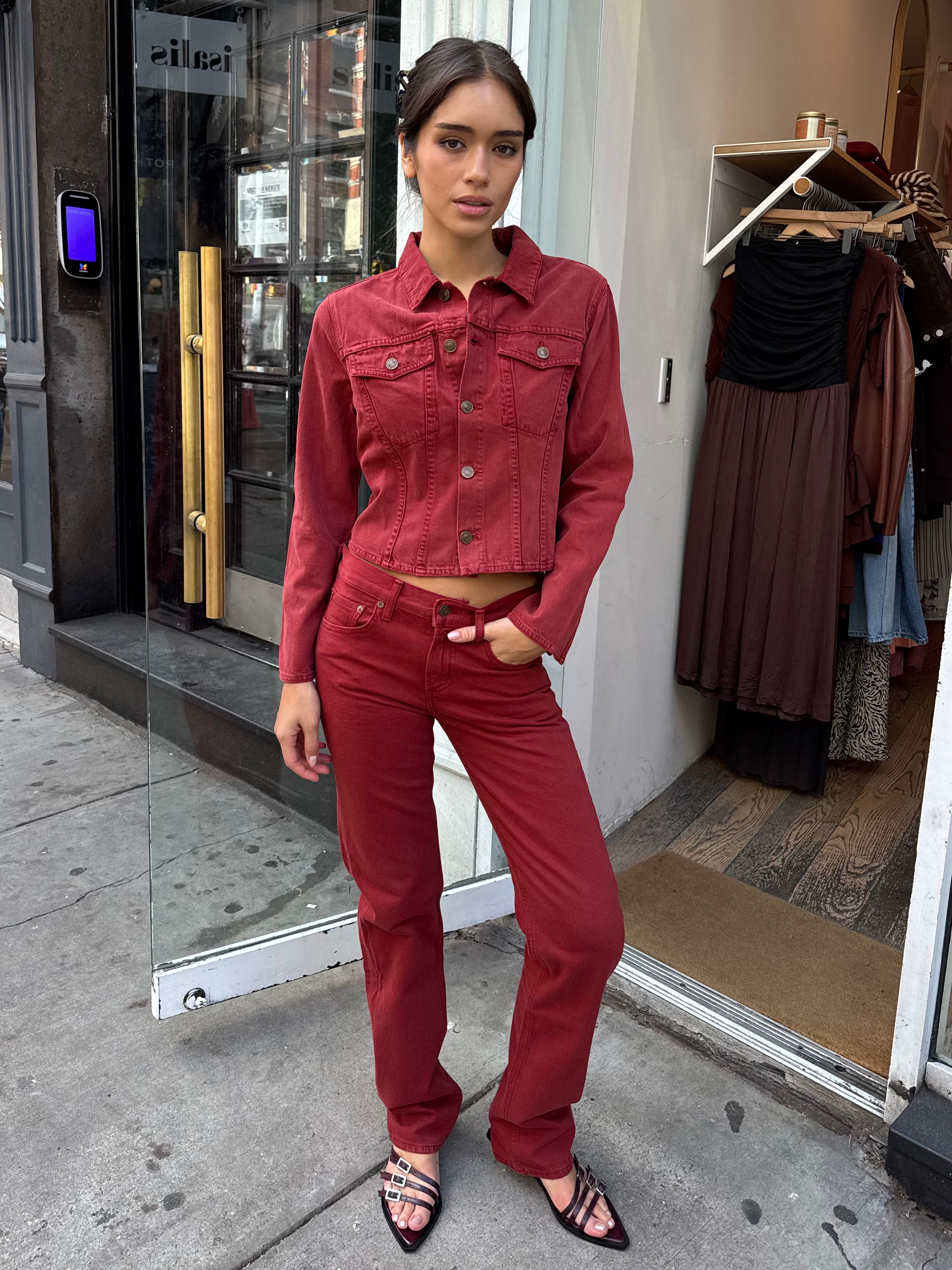 Low Rise Slim in Brick