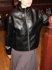 Nattie Bomber Jacket in Black