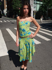 Ty Skirt in Verdant Piano
