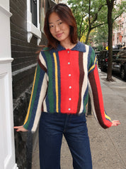 June Sweater in Heritage Stripe
