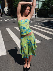 Ty Skirt in Verdant Piano