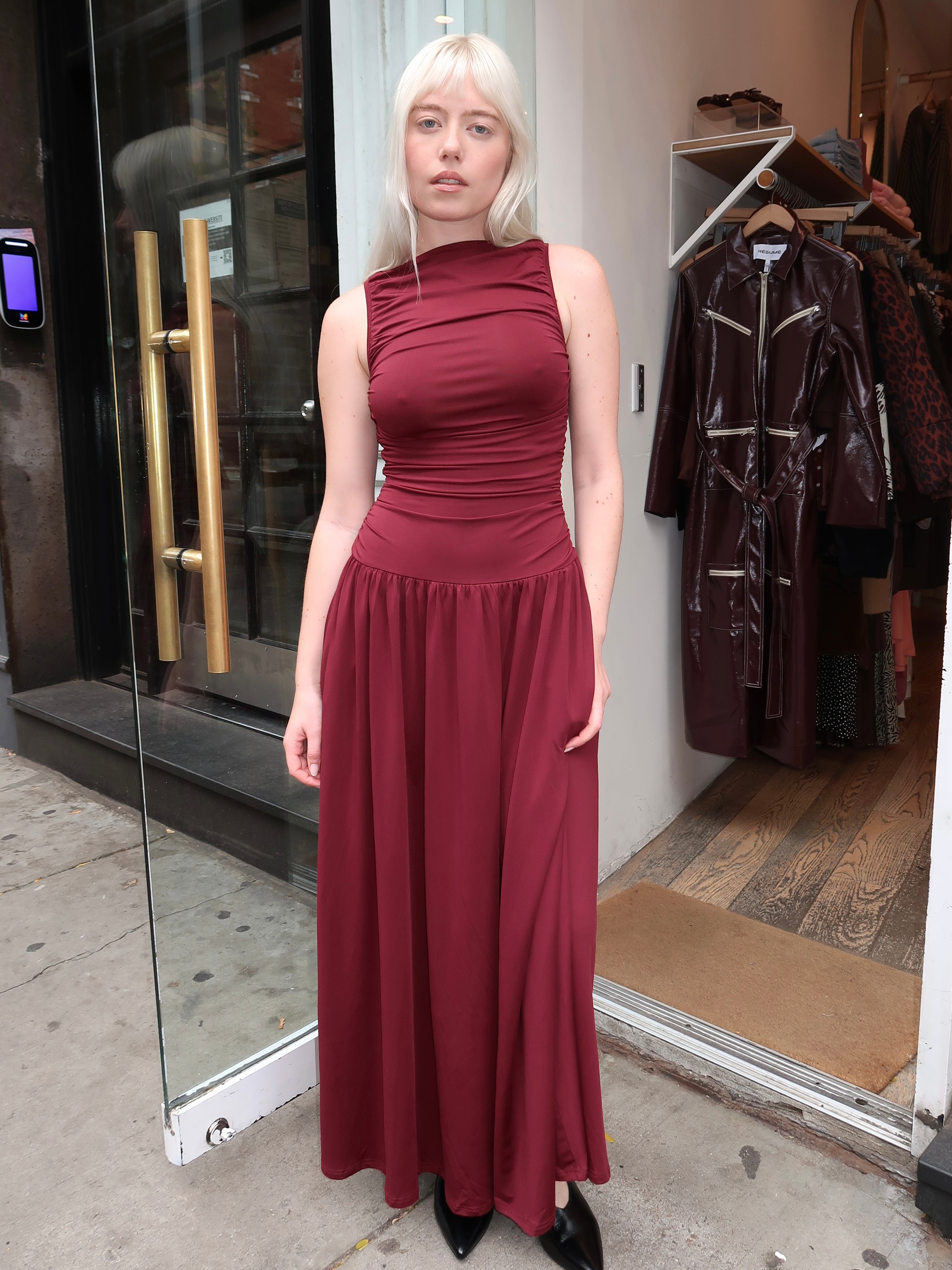 Clea Dress in Chianti