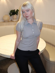 Ventura Top in Grey