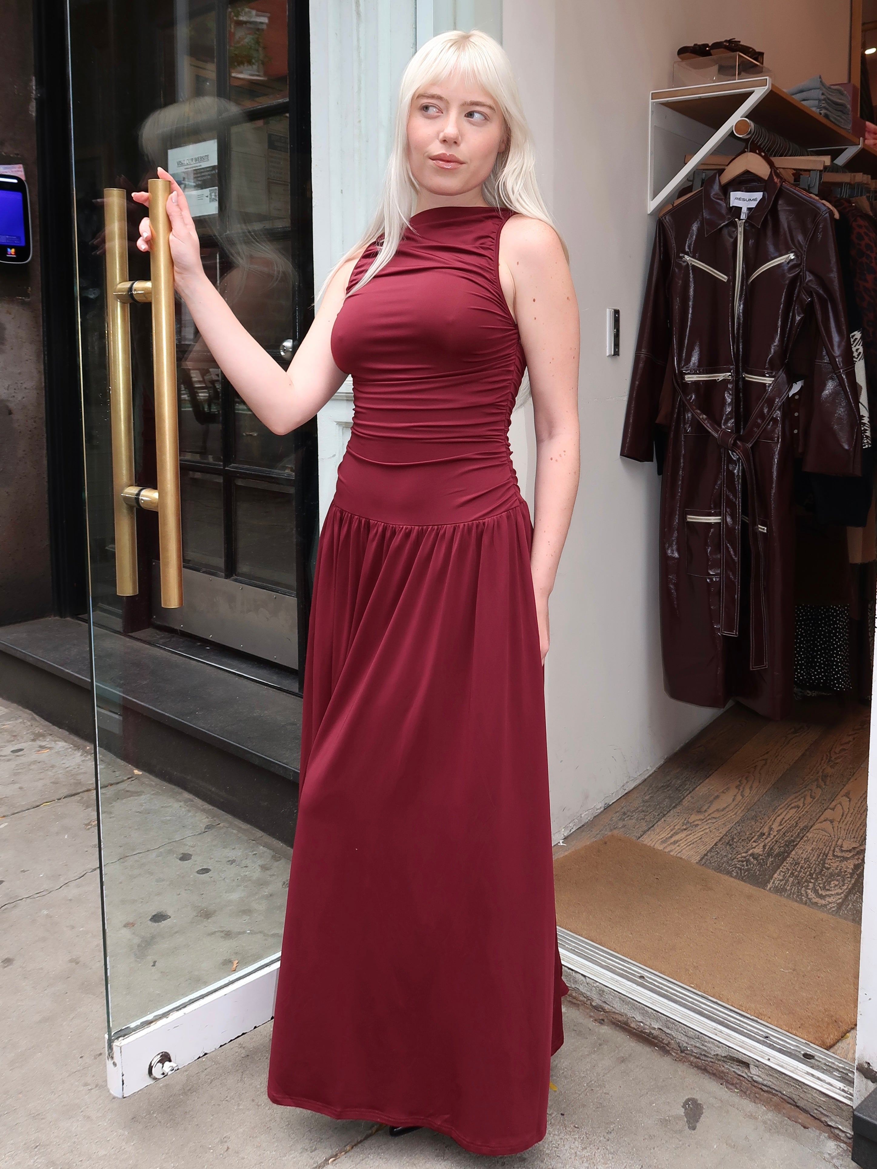 Clea Dress in Chianti