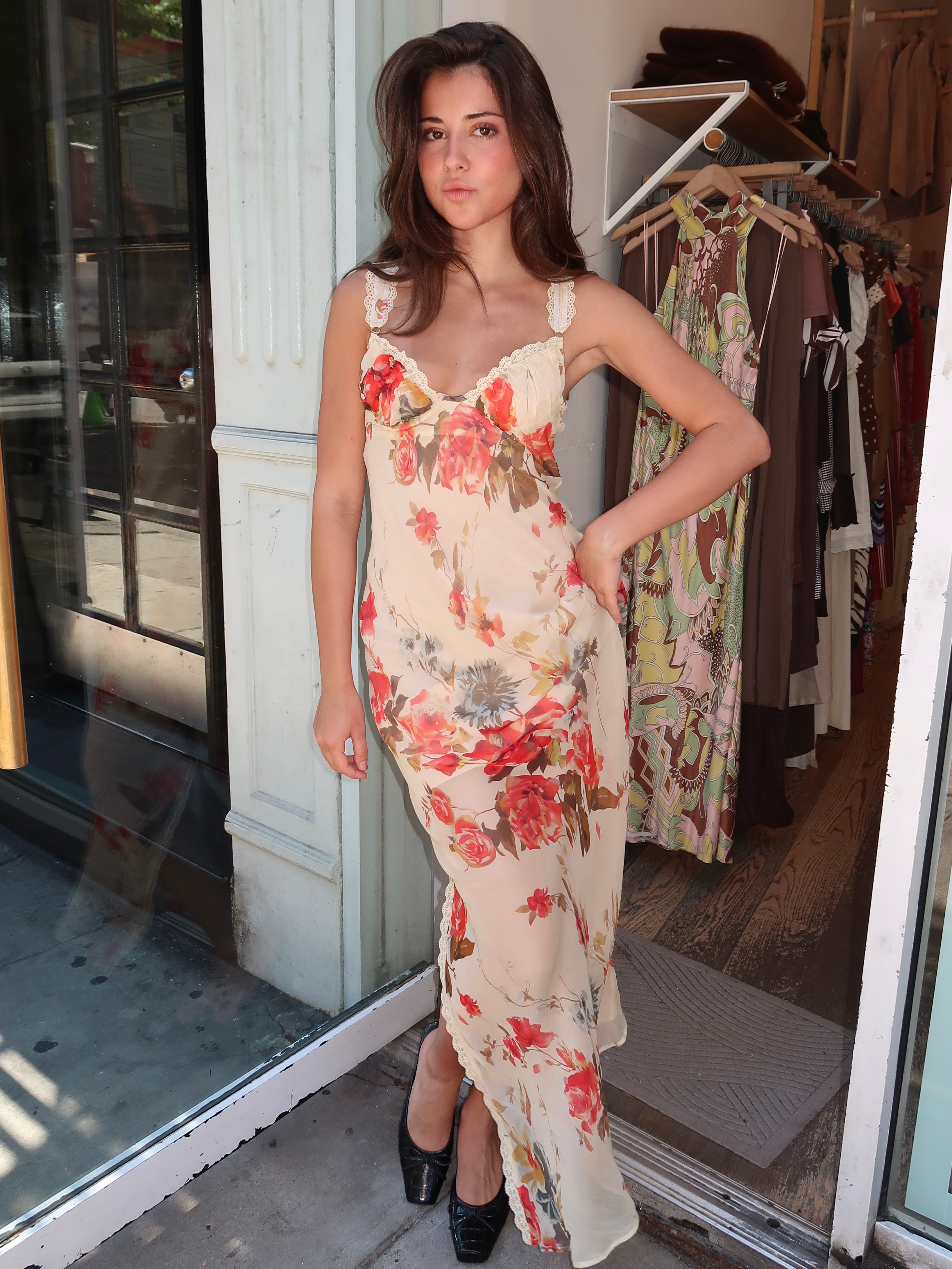 Molly Maxi Dress in Floral Multi