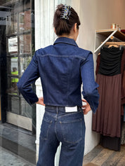 Contoured Jacket in Rinse