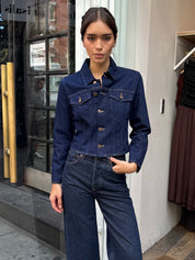 Contoured Jacket in Rinse