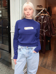 Butter Sweater in Navy