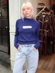 Butter Sweater in Navy