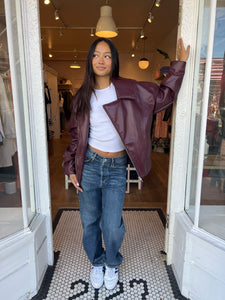 The Hybrid Jacket in Rouge