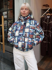 Ace Puffer in Chalet Postcards