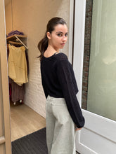 Load image into Gallery viewer, Rhys Knit Sweater in Black

