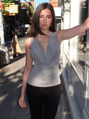 Fall Top in Grey