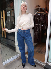 90s Trouser Jean in Medium/Dark