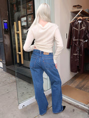90s Trouser Jean in Medium/Dark