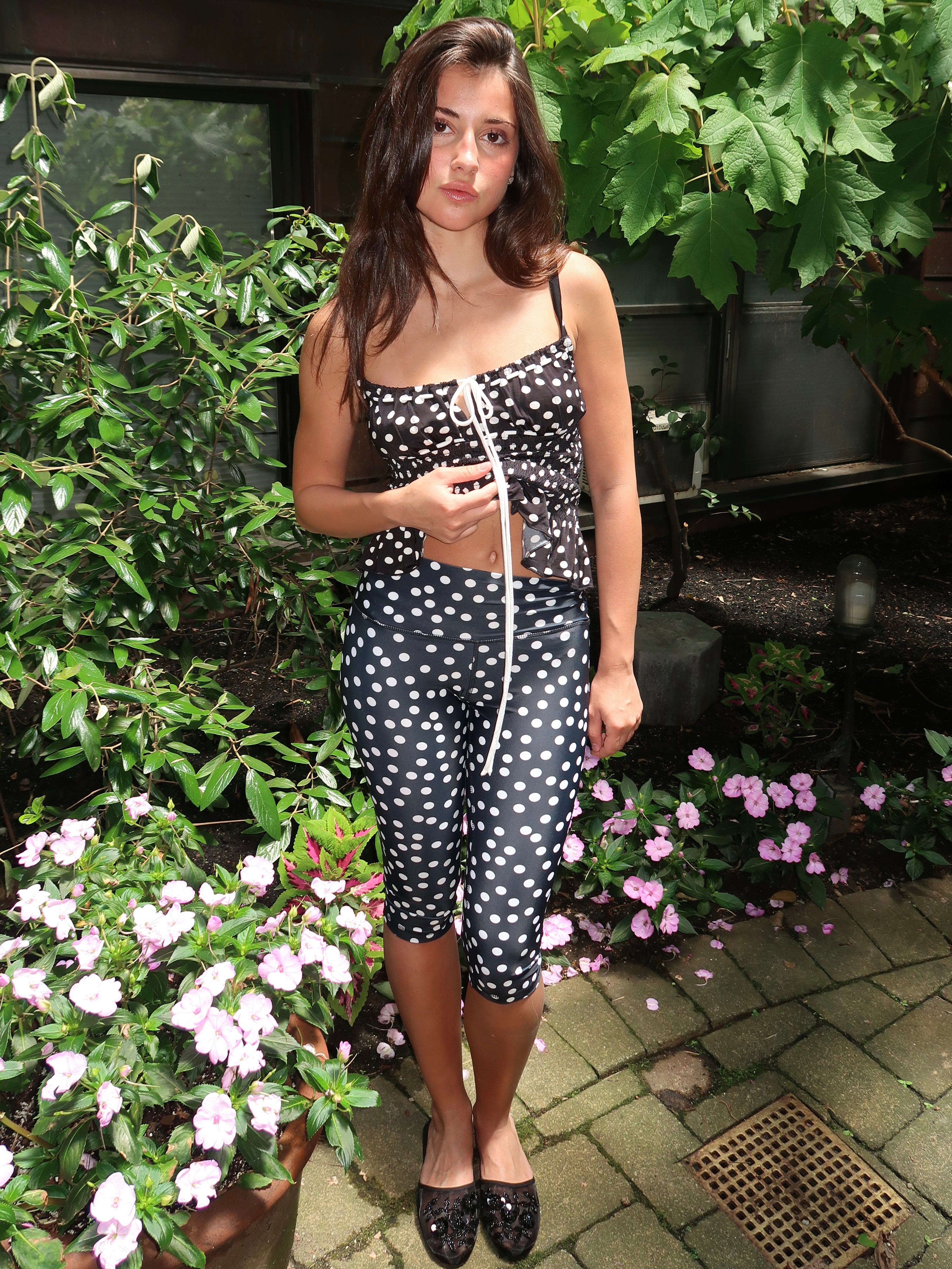 Capri Polka in Black