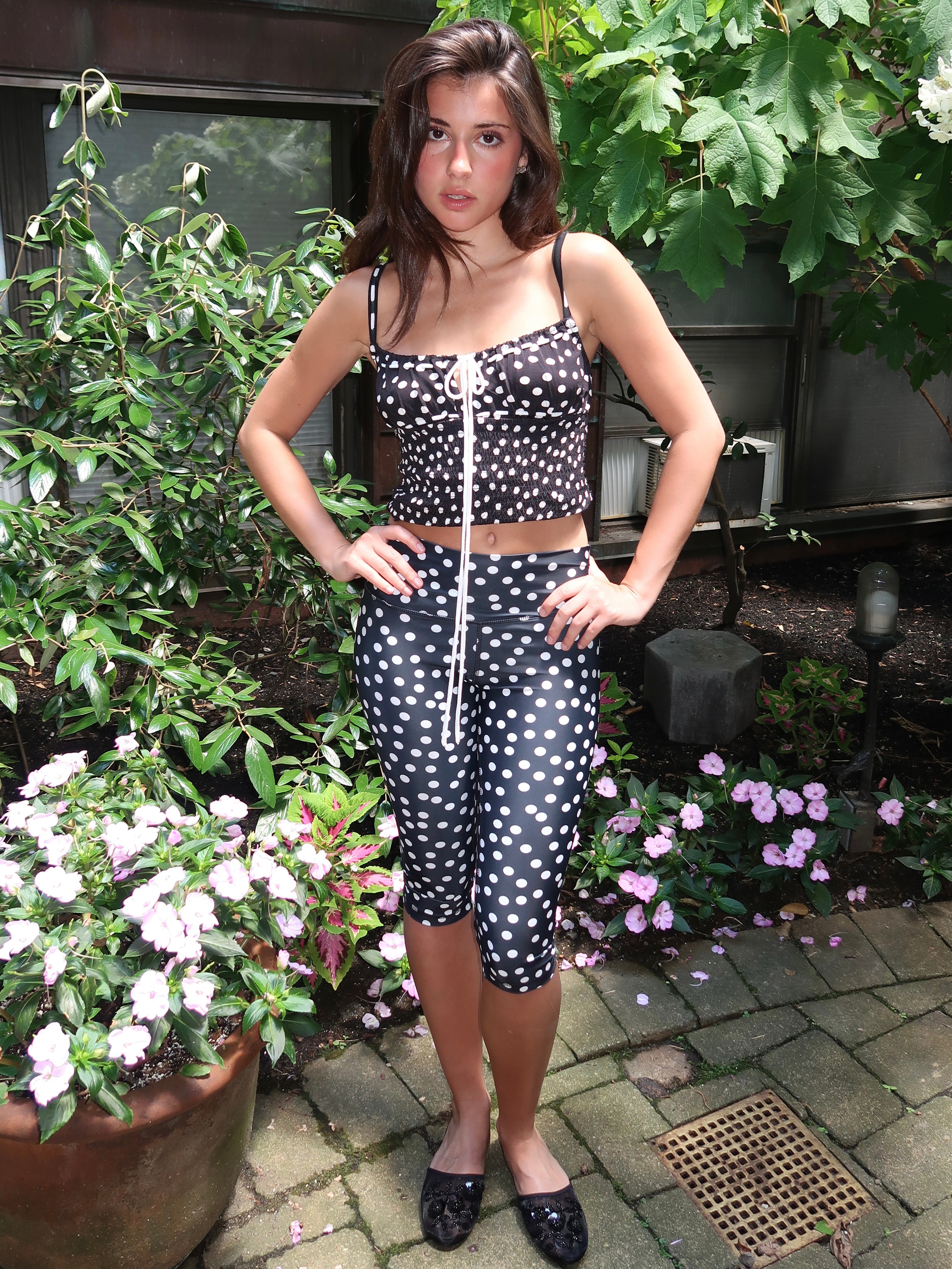 Capri Polka in Black