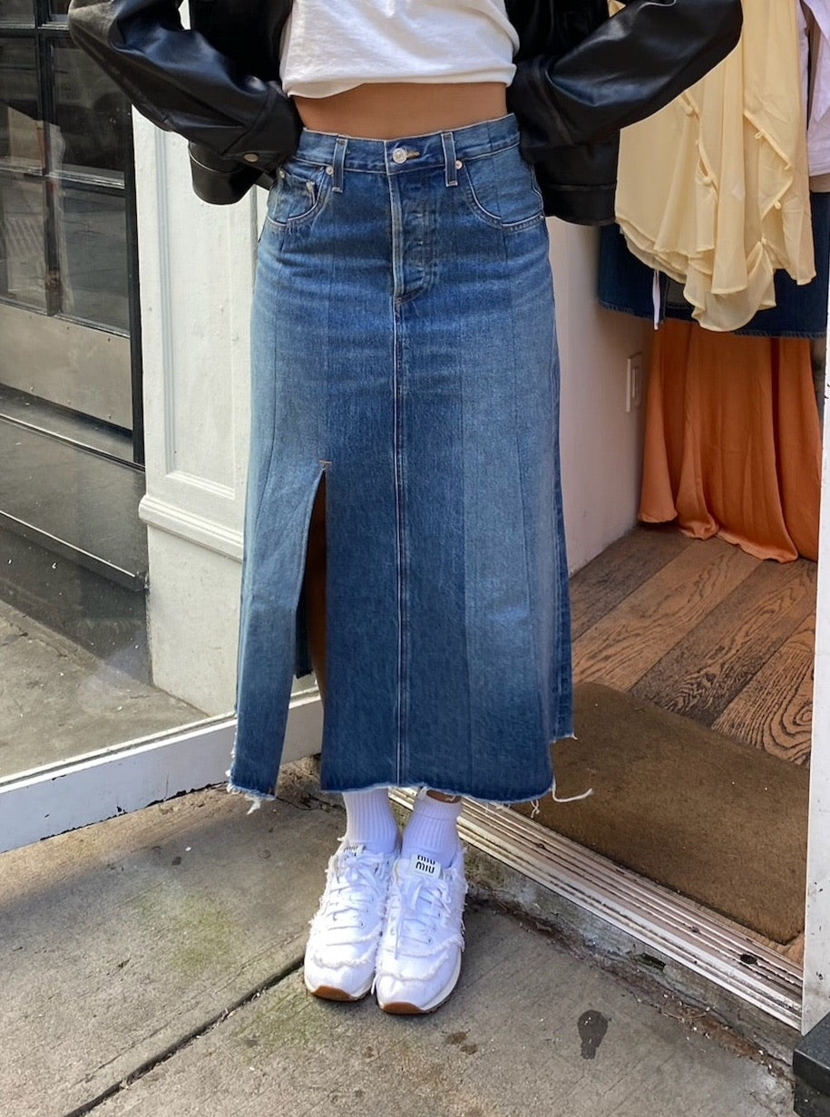 Raian Splice Rework Skirt in Veranda