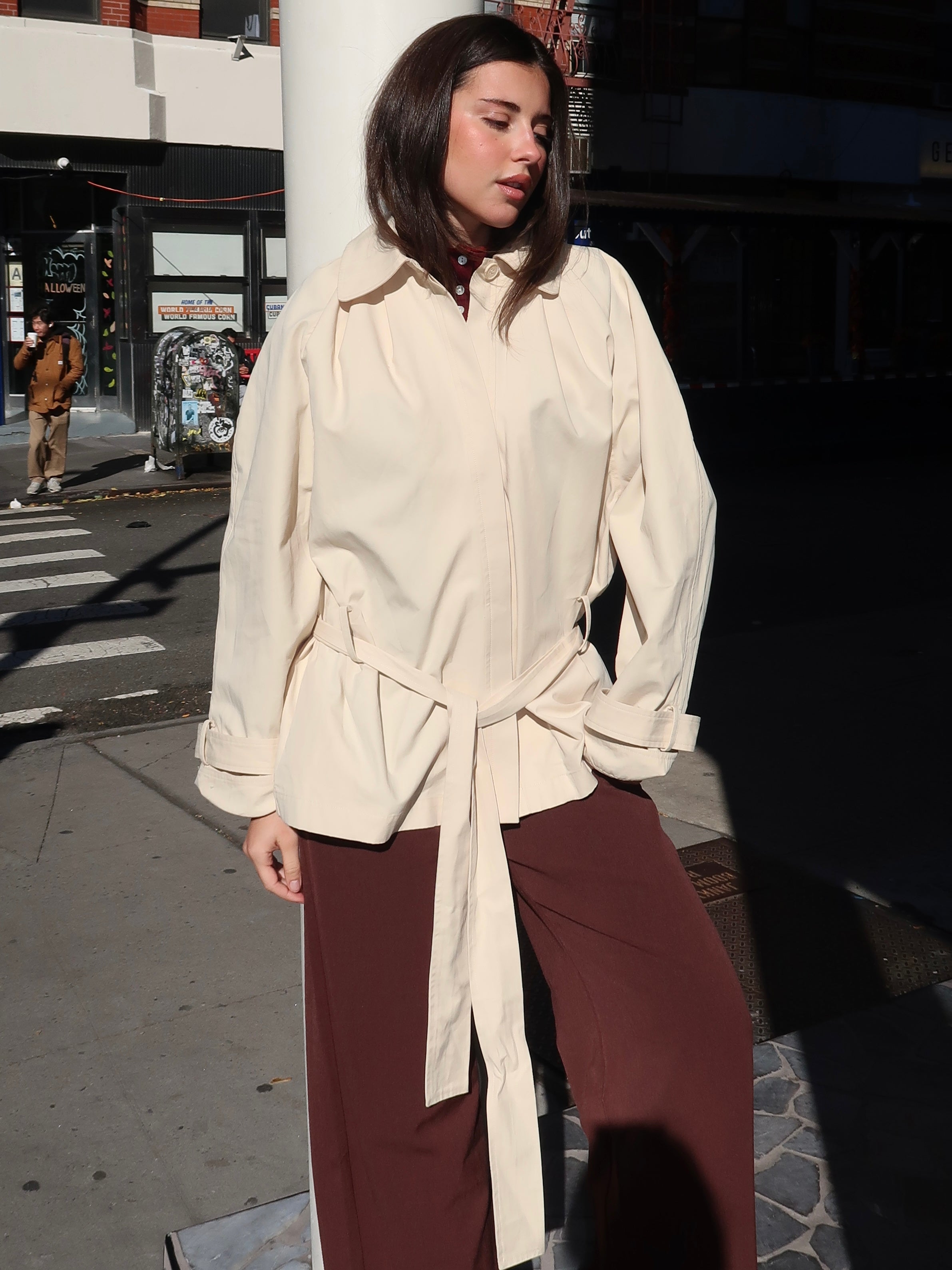 Laurel Trench Mini in Sand