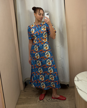 Casey Dress in Orange Grove