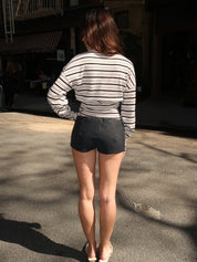Leiah Micro Shorts in Black