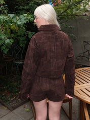 Gina Bomber Jacket in Rum Raisin