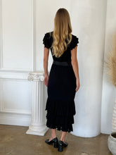 Load image into Gallery viewer, Xia Ruffle Dress in Black
