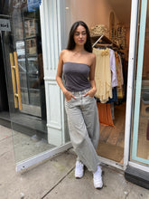Load image into Gallery viewer, Strapless Jersey Top in Graphite
