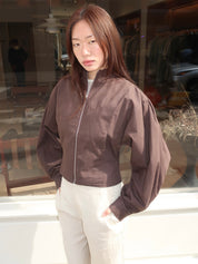 Globo Jacket in Brown
