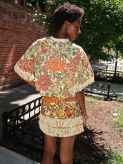 Lana Cropped Tee in Multi