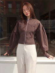 Globo Jacket in Brown