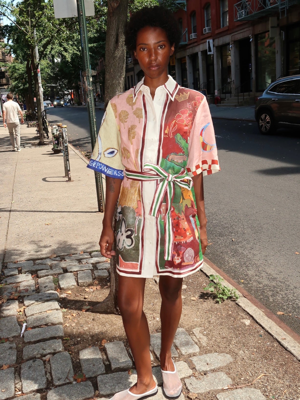 Tangible Love Mini Dress in Multi