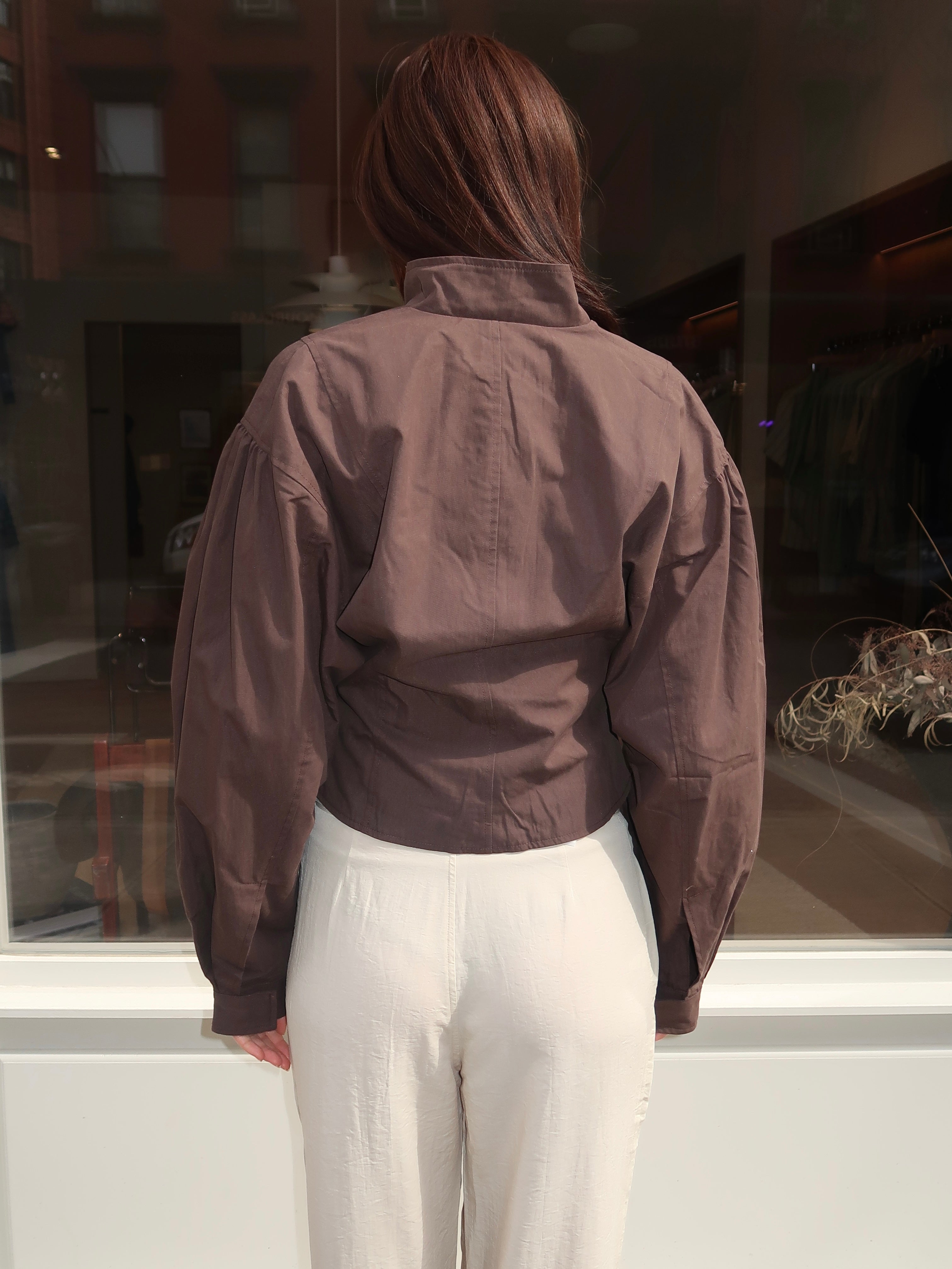 Globo Jacket in Brown