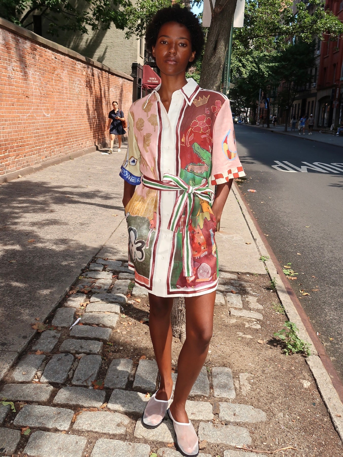 Tangible Love Mini Dress in Multi