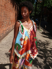 Mlak Silk Top in Multi